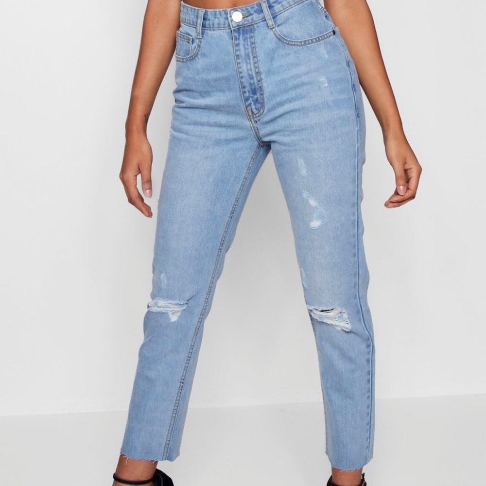 High waist mom jeans